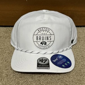 BOSTON BRUINS ‘47 BRAND BRRR CENTENNIAL HITCH HAT SNAPBACK NYLON CAP NEW NHL NWT - Picture 1 of 6