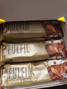 Fulfil 12x Protein Riegel Chocolate Schokolade Haselnuss Hazel Nut 55g - Bild 1 von 3