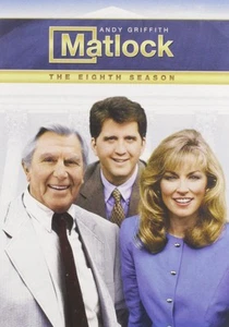 Matlock: Season 8 (DVD) Andy Griffith Julie Sommars David Froman (US IMPORT) - Picture 1 of 4