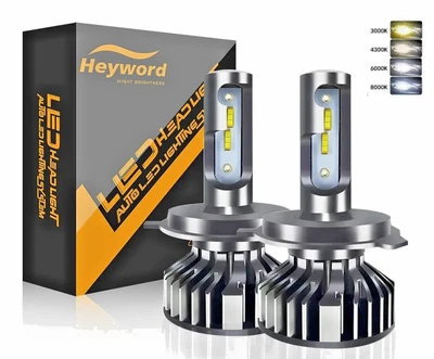 LAMPADINE LED H1-H4-H7-H8/H9/H11 | 22000lm 120W | da 3000 a 8000K - Immagine 1 di 4