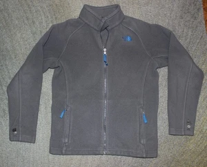 The North Face Boys Gray Fleece Zip Jacket Sweatshirt - Size L (14-16) - EUC - Picture 1 of 5