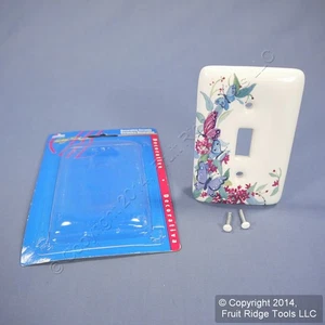 Interruptor de palanca de cerámica de tamaño estándar Leviton 89501-FLY Butterfly de 1 velocidad - Imagen 1 de 5