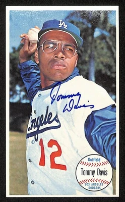 Tommy Davis Signed/Auto 1964 TOPPS Giants Card #43 Los Angeles Dodgers 199209 - Image 1 of 2