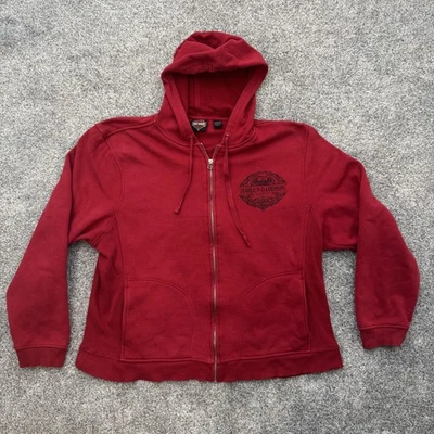 Vintage Y2K Holoubek Harley-Davidson Hoodie XL Biker Moto Streetwear Galeton PA - Image 1 of 4