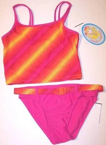 NWT Angel Beach Girl's Pink 2 Pc. Tankini Swimsuit, Size 12, $30 - Picture 1 of 2