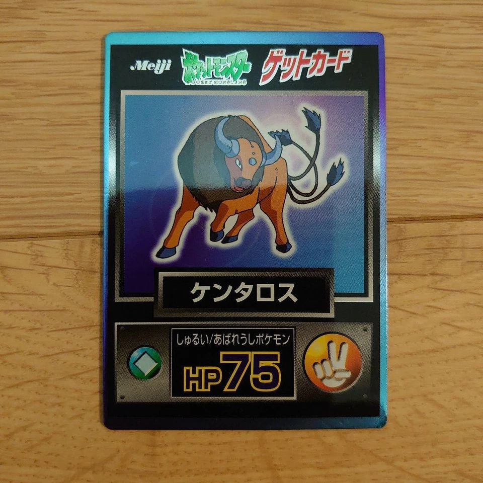 Meiji Get Card Tauros Pokemon Card Japanese - Image 1 of 3