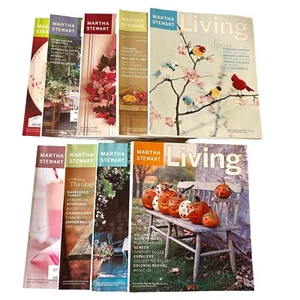 Martha Stewart Living Magazine Lot of 9 1999-2000 # 70 71 72 73 74 75 76 77 78 - Foto 1 di 21
