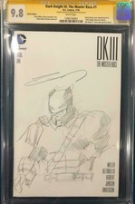 FRANK MILLER ORIGINAL Sketch Art CGC 9.8 BATMAN Signed DK III Master Race #1