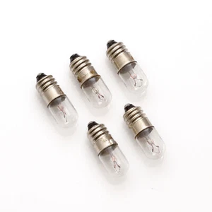 5 x 7V 2,1W 300mA 0,3A E10 10x28 / Birne Lampe / Lamp Bulb / Skalenlampen - Picture 1 of 2