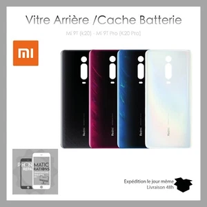 Vitre arrière cache batterie pour Xiaomi Mi 9T K20 / Pro avec logo et adhésif - Imagen 1 de 9