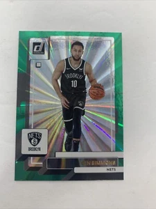 2022-23 Donruss Ben Simmons Green Holo Laser #11 Brooklyn Nets - Foto 1 di 2