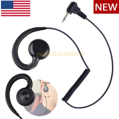 Auriculares de gancho G solo para escuchar de 3,5 mm para micrófono HYT Hytera/Midland/Baofeng Foto 1 de 4