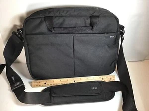 STM Black Crossbody Padded Tablet Bag 12 inch  **Missing Strap Clip** - Picture 1 of 11