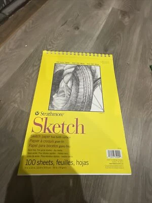 Strathmore 300 Series Sketch Pad, 11 x 14 Inches, 50 lb, 100 Sheets - Image 1 of 3