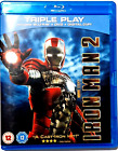 Iron Man 2 (Blu-ray-2010, 3-Disc) Robert Downey Jr. **"Forging New Alliances"**