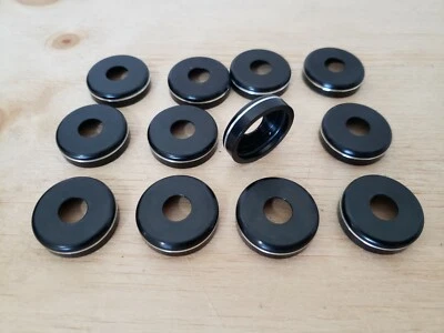 Yamaha Banshee A Arms Black Dust Covers Seal Caps 1987- 2006 - Image 1 of 3