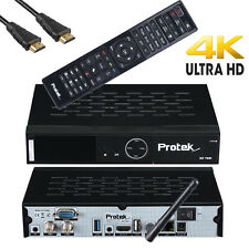 Protek X2 Sat Receiver 4K UHD H.265 HEVC E2 Linux 2.4 GHz WiFi Twin 2x DVB-S2 
