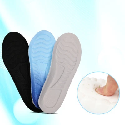 Breathable Soft Feet Care 4D Insole Trainer Inner soles Shoe Pads Sport Insole