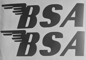 CALCOMANÍAS DE TANQUE X2 (compatibles con motocicletas BSA) - Imagen 1 de 5