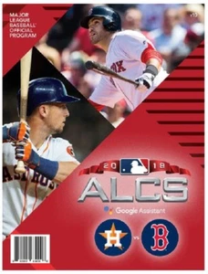 2018 ALCS PROGRAM HOUSTON ASTROS BOSTON RED SOX MLB AMERICAN LEAGUE CHAMPIONSHIP - Picture 1 of 1