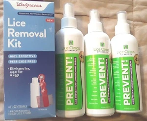 Lice Removal Kit Clinics Of America Prevent Prevention Conditioning Spray Lot - Picture 1 of 6