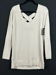 NUEVO CON ETIQUETAS Túnica Miss Chievous Mujer "Biscotti" Manga Dolman Cuello en V Talla Pequeña con Recortes (33 - Imagen 1 de 8