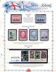 FAROE ISLANDS **MNH SETS (1982-5)** INCL FAIRY TALES #120a & CHESSMEN #94a - Picture 1 of 6