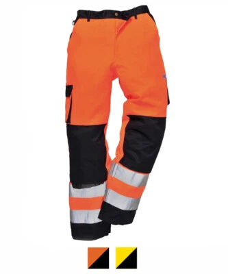 Atomic Texas Contrast Two Tone Hi Vis Trouser with Knee Pad Pockets