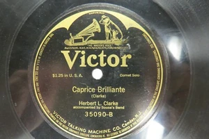 Herbert L. Clarke & Sousa's Band - VICTOR 35090 - Caprice Brilliante - Cornet - Picture 1 of 2