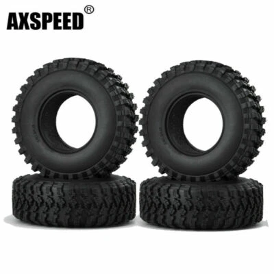 4Stück 106mm Reifen Tyres für 1.9" Felgen Axial SCX10 TRX4 D90 1/10 RC Crawler - Bild 1 von 4