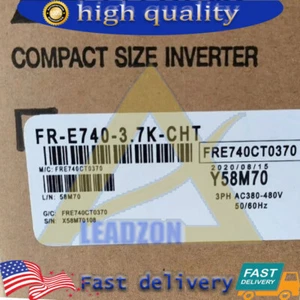 1 PCS FR-E740-3.7K-CHT MITSUBISHI COMPACT FREQUENCY INVERTER PLC MODULE - Picture 1 of 4