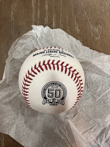 2011 Rawlings Angels 50th Anniversary official major league Baseball ROMLBLAA50 Cover