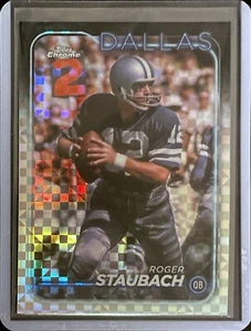 Roger Staubach - 2024 Topps Chrome Football - X-Fractor #39 - Bild 1 von 1