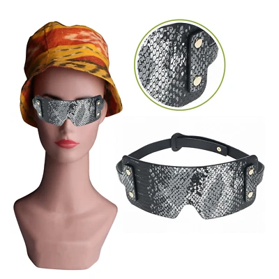 Adjustable Blindfold Eye Mask Role Play Fancy Fetish Accessories BDSM Restraints - Image 1 of 4