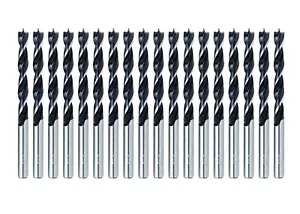 Juego de brocas de brocas de madera de 1/4" de pulgada de brocas de taladro de carpintería con punto de pista - Imagen 1 de 9