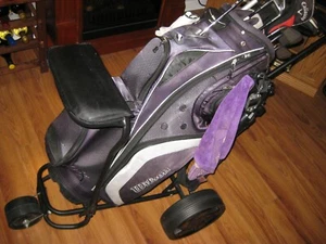 COMFORT CADDY 3-WHEEL PUSH CART WITH DETACHABLE SEAT, NEW - Picture 1 of 12