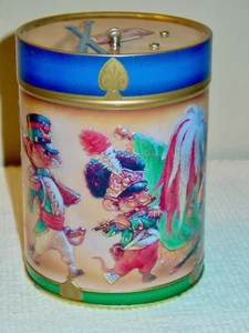 VINTAGE LAMBERTZ MUSICAL TIN - MADE IN GERMANY MICE ON PARADE - Picture 1 of 4