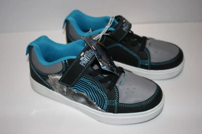 NEW Marvel Boys Black Panther Lighted Light Up Sneakers Shoes Hook & Loop Size 4 - Image 1 of 4