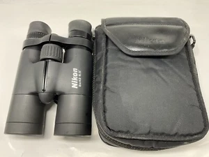 NIKON 8X 42 6.0 ROOF PRISM BINOCULARS MADE IN JAPAN + OEM CASE,Serial #AD 800301 - Picture 1 of 9