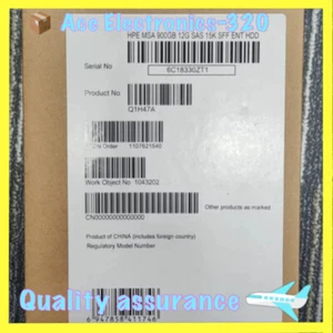 NEW Q1H47A 873371-001 HPE MSA 12G 900GB SAS 15K 2.5IN ENTERPRISE HDD Hard Drive - Afbeelding 1 van 1