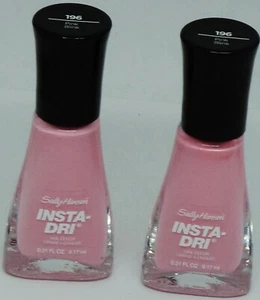 2 Sally Hansen Insta-Dri Fast Dry Nail Color Nail Polish PINK BLINK #196 - Picture 1 of 1