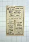 1951 Tower Circus Boxing Bert Jackson V Terry Riley