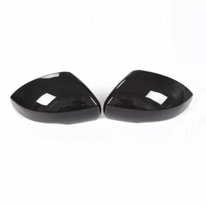 Side Rearview Mirror Cover For Land Rover Range Rover Sport 2014-17 Carbon fiber - Picture 1 of 6