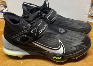 Nike Black Force Zoom Trout 8 pro Metal Baseball Cleats CZ5913 010 Size 13 - Picture 1 of 12