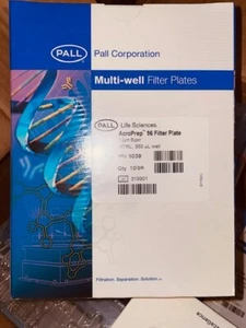 Pall Life Sciences PN 5039 AcroPrep 96 Well Filter Plate 1.2um NTRL 350uL - Picture 1 of 3