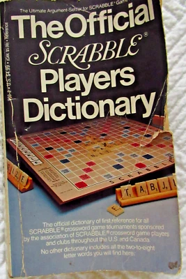 VINTAGE 1978 THE OFFICIAL SCRABBLE PLAYERS DICTIONARY PAPERBACK GOOD - Image 1 of 4