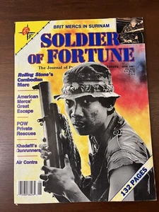 SOLDIER OF FORTUNE MAGAZINE JUNE 1987 ROLLING STONE'S CAMBODIAN MERC - Picture 1 of 16