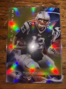 2015 Topps Platinum Gold Thick Stock Parallel Tom Brady New England Patriots - Bild 1 von 2