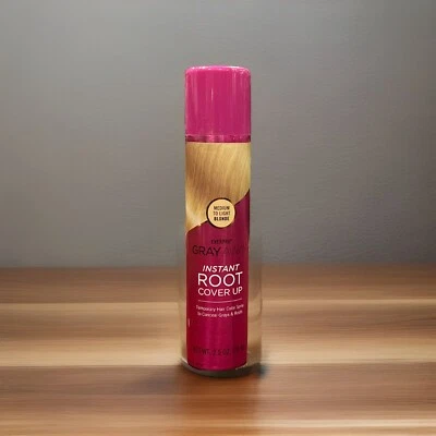 Spray de cobertura de raíces instantáneas grises EVERPRO “Rubio medio a claro” Foto 1 de 3