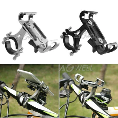 Universal 360° Alloy Bike Bicycle Handlebar Mount Holder For iPhone 12 11 Pro XS - Image 1 of 4